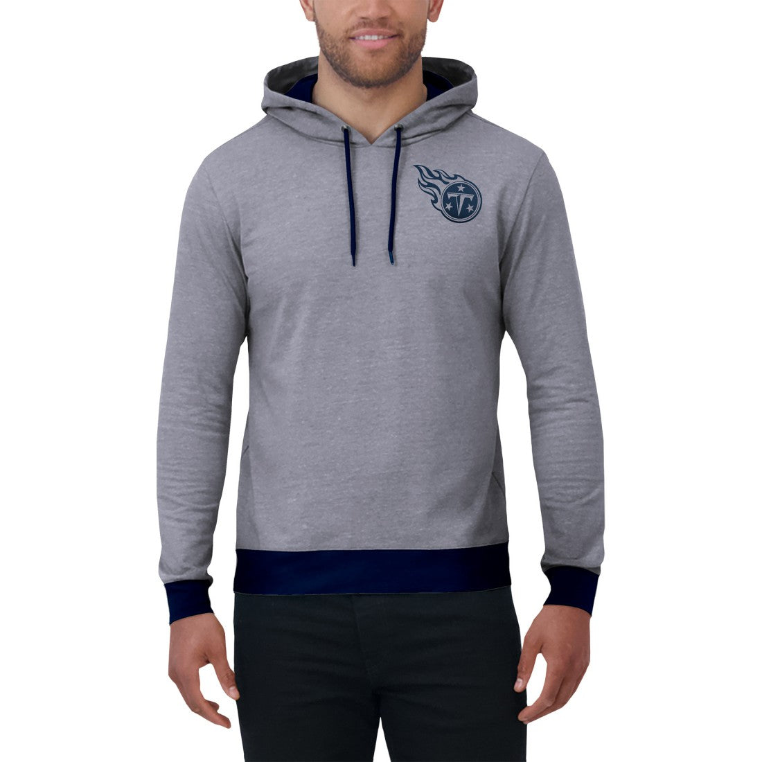 Darius Rucker Collection Tonal Knit Pullover Hoodie - Tennessee Titans