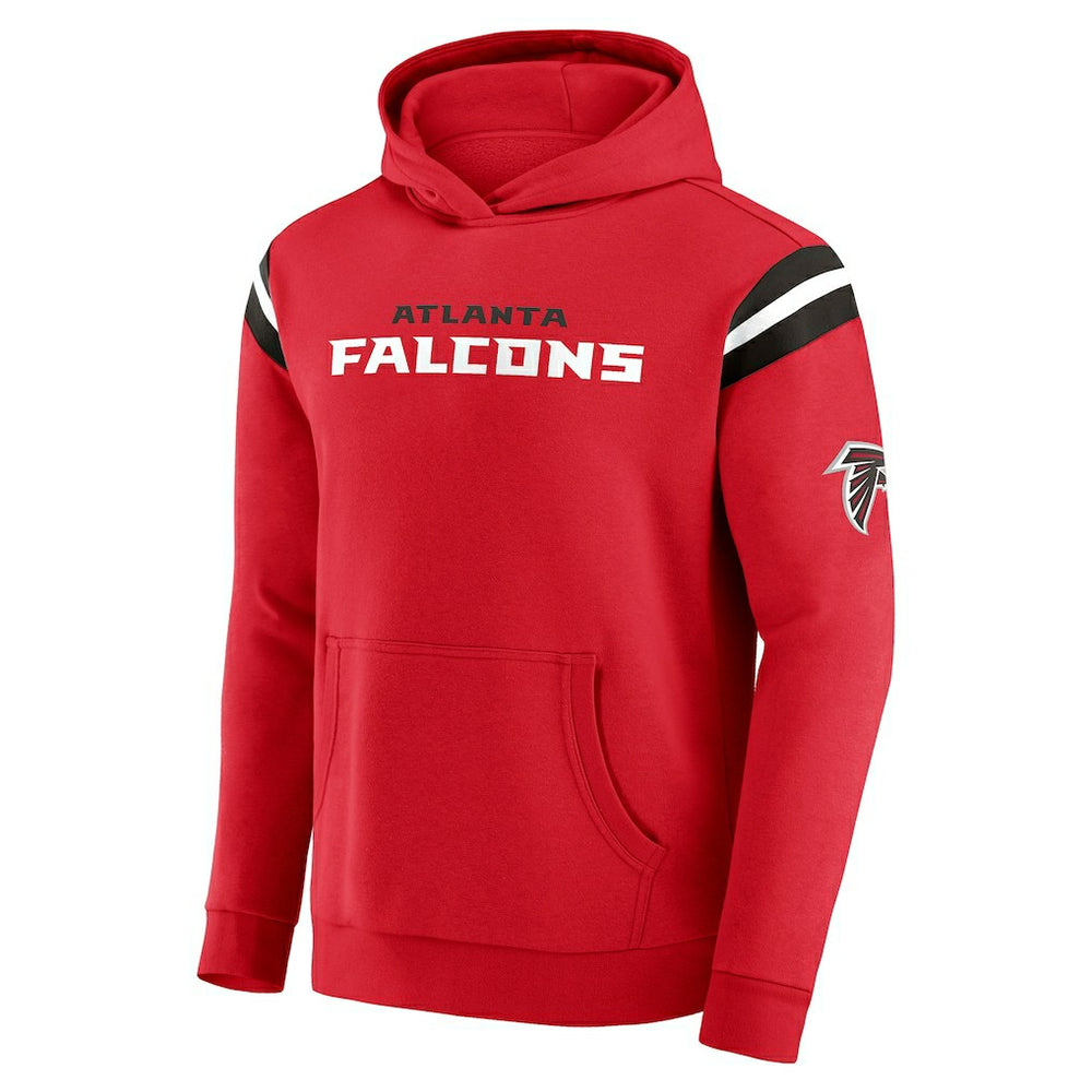 Darius Rucker Collection Football Washed Pullover Hoodie - Atlanta Falcons
