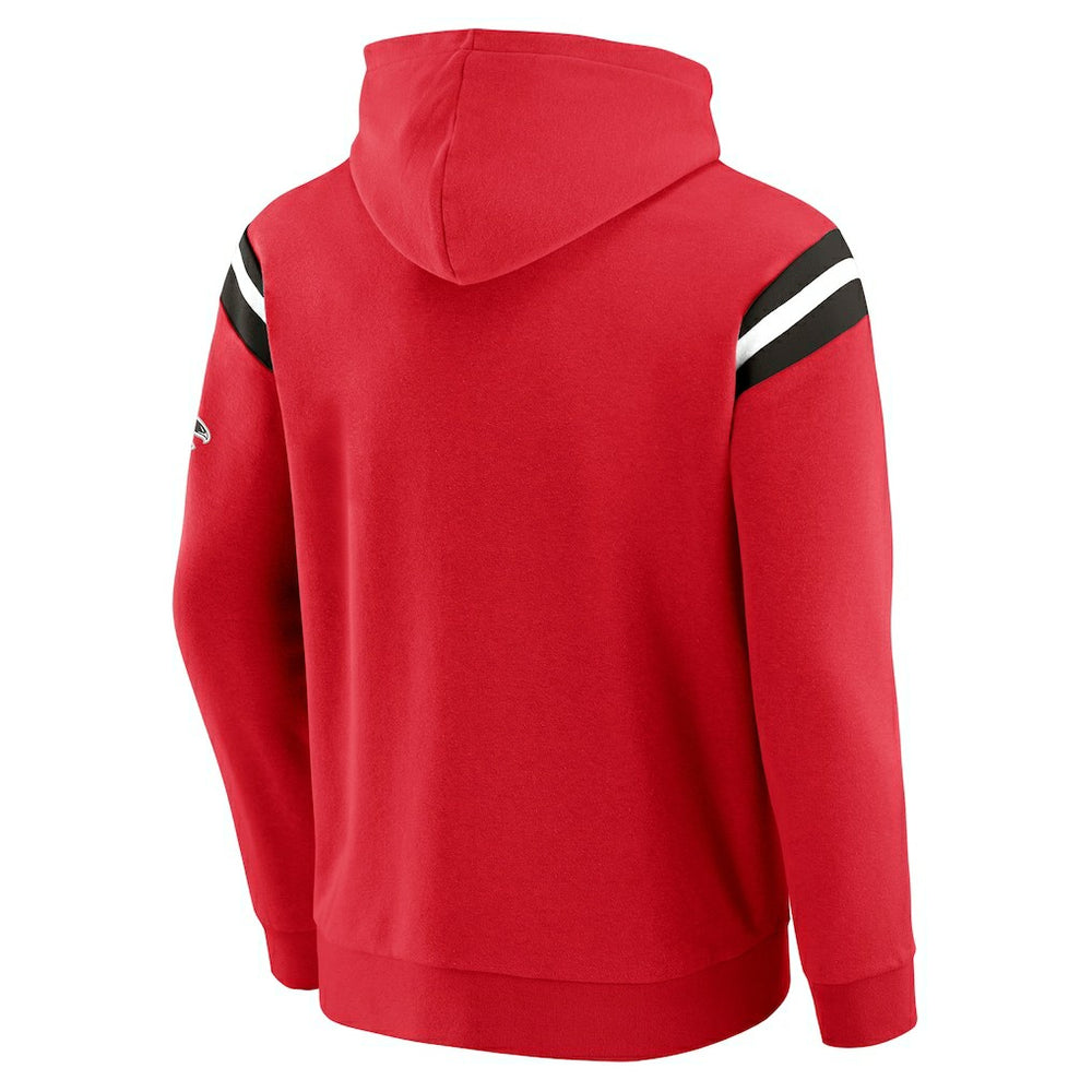 Darius Rucker Collection Football Washed Pullover Hoodie - Atlanta Falcons
