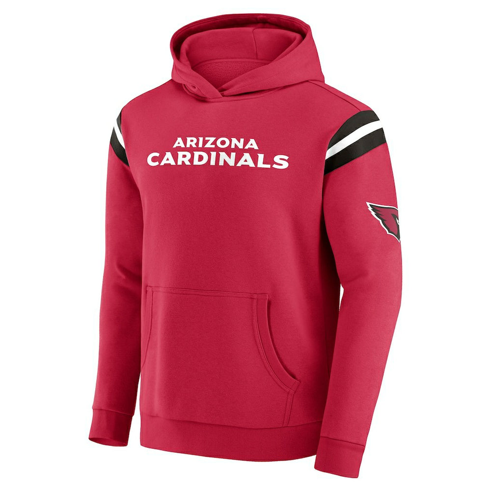Darius Rucker Collection Football Washed Pullover Hoodie - Arizona Cardinals