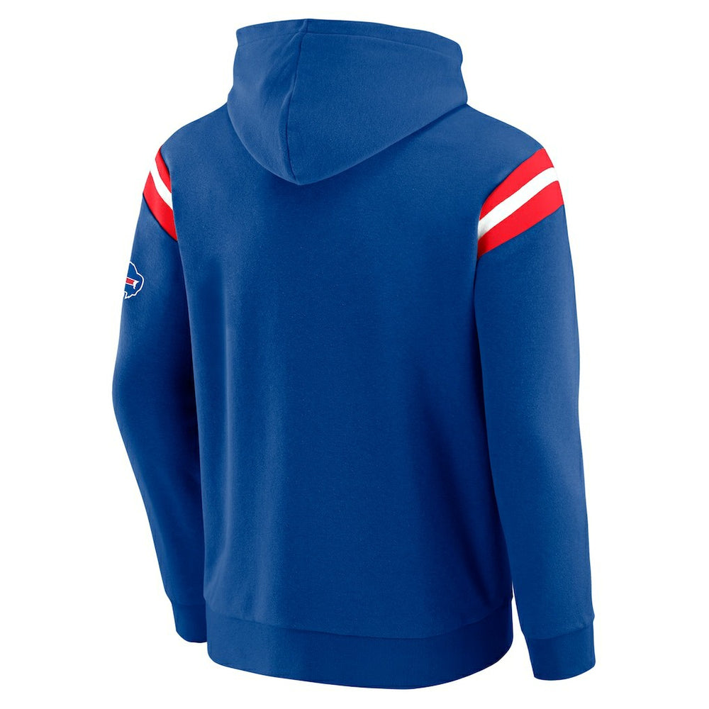 Darius Rucker Collection Football Washed Pullover Hoodie - Buffalo Bills