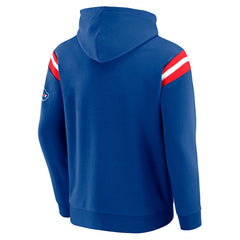 Darius Rucker Collection Football Washed Pullover Hoodie - Buffalo Bills