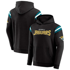 Darius Rucker Collection Football Washed Pullover Hoodie - Jacksonville Jaguars