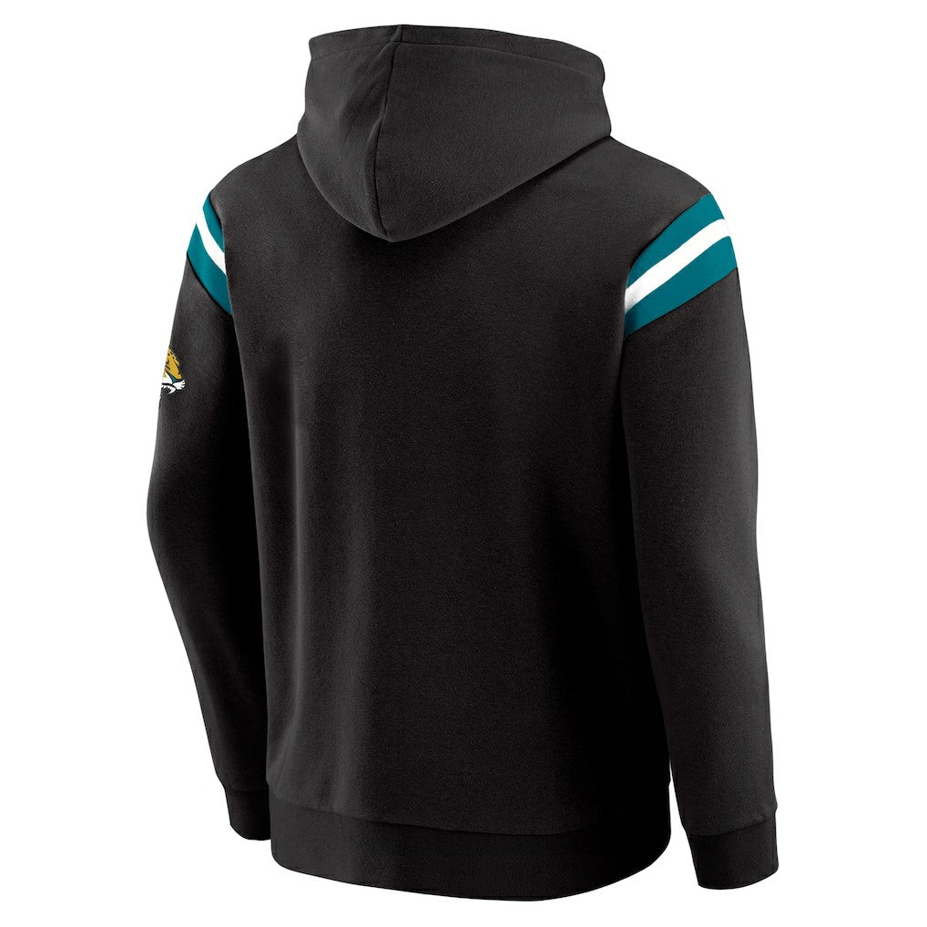 Darius Rucker Collection Football Washed Pullover Hoodie - Jacksonville Jaguars