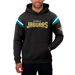 Darius Rucker Collection Football Washed Pullover Hoodie - Jacksonville Jaguars