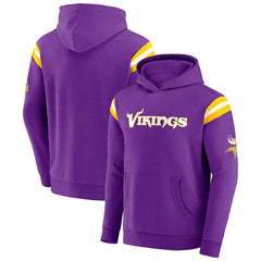 Darius Rucker Collection Football Washed Pullover Hoodie - Minnesota Vikings