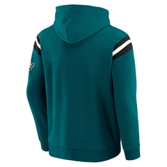 Darius Rucker Collection Football Washed Pullover Hoodie - Philadelphia Eagles