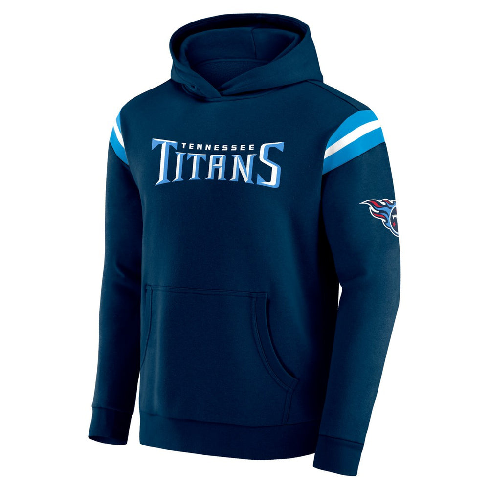 Darius Rucker Collection Football Washed Pullover Hoodie - Tennessee Titans