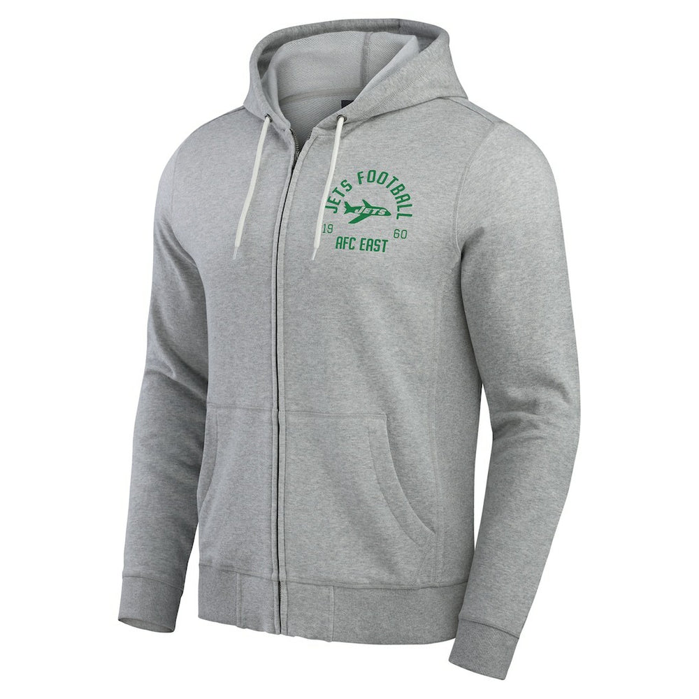Darius Rucker Collection Vintage Stripe Full-Zip Hoodie - New York Jets