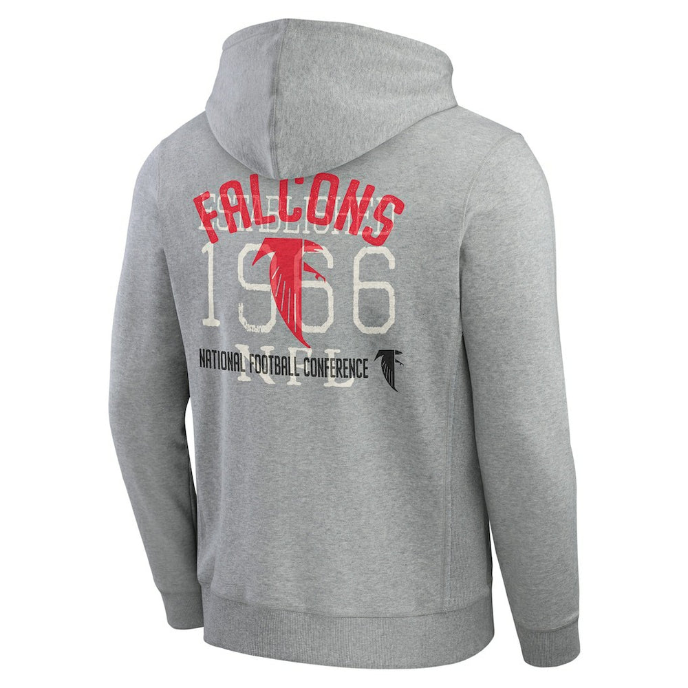 Darius Rucker Collection Vintage Stripe Full-Zip Hoodie - Atlanta Falcons