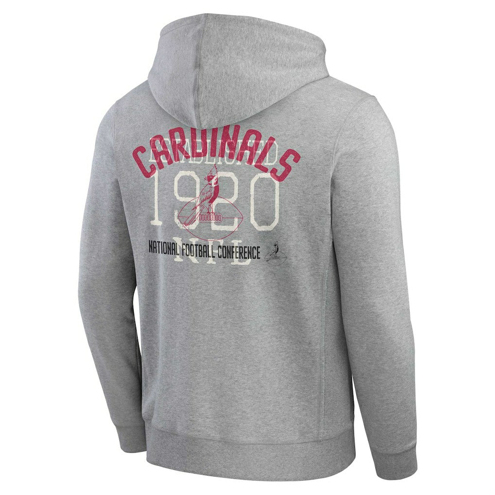 Darius Rucker Collection Vintage Stripe Full-Zip Hoodie - Arizona Cardinals
