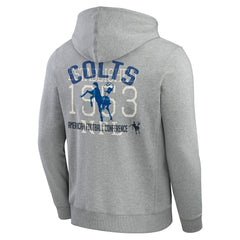 Darius Rucker Collection Vintage Stripe Full-Zip Hoodie - Indianapolis Colts