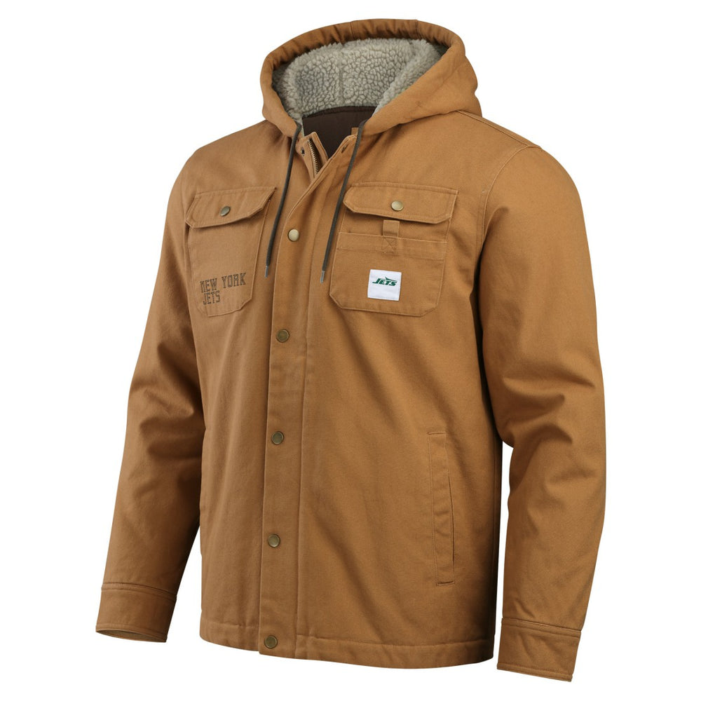 Darius Rucker Collection Canvas Full-Zip Hoodie Jacket - New York Jets