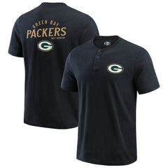 Darius Rucker Collection Washed Henley T-Shirt - Green Bay Packers