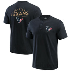 Darius Rucker Collection Washed Henley T-Shirt - Houston Texans