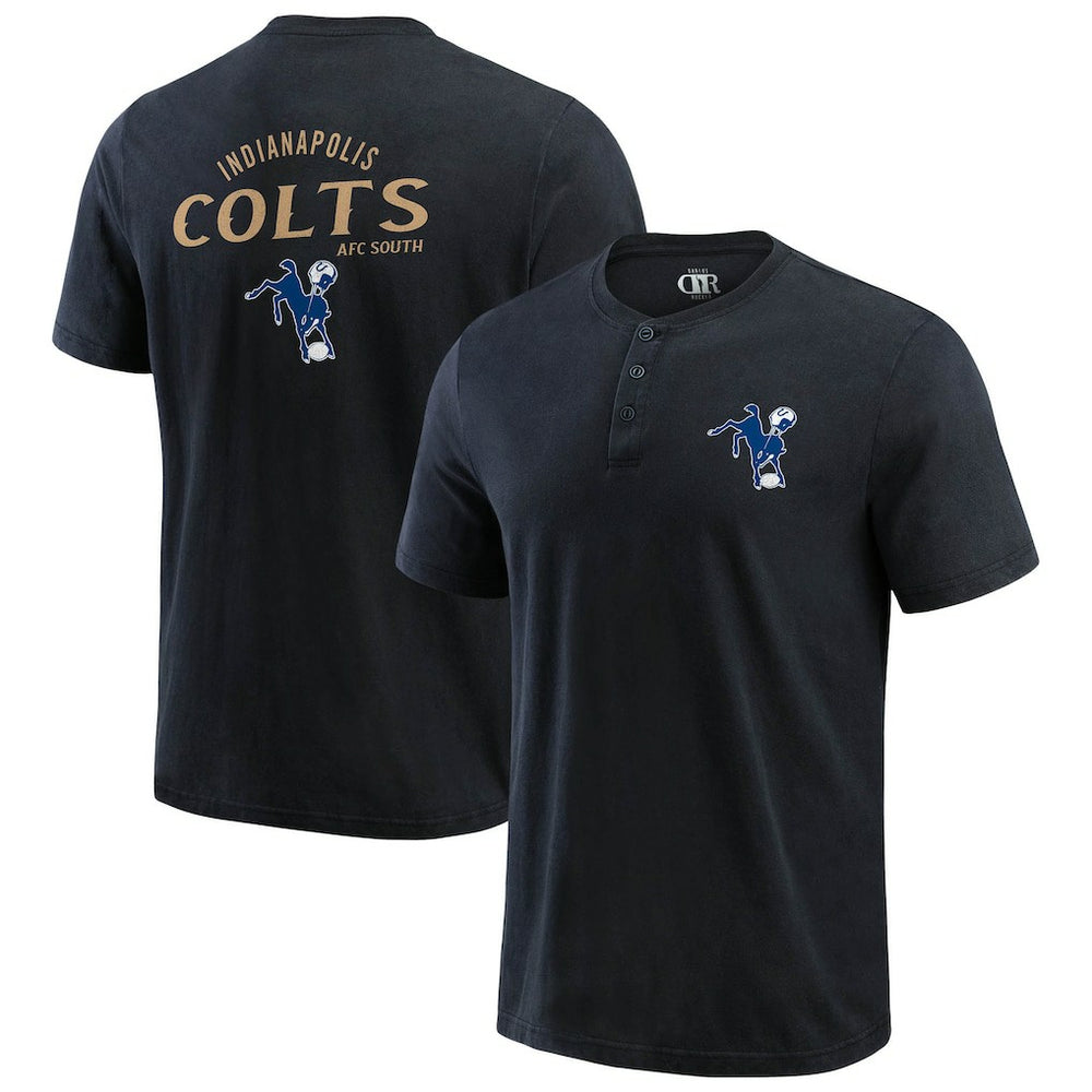 Darius Rucker Collection Washed Henley T-Shirt - Indianapolis Colts