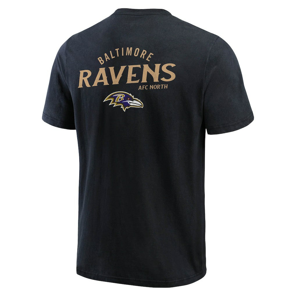 Darius Rucker Collection Washed Henley T-Shirt - Baltimore Ravens