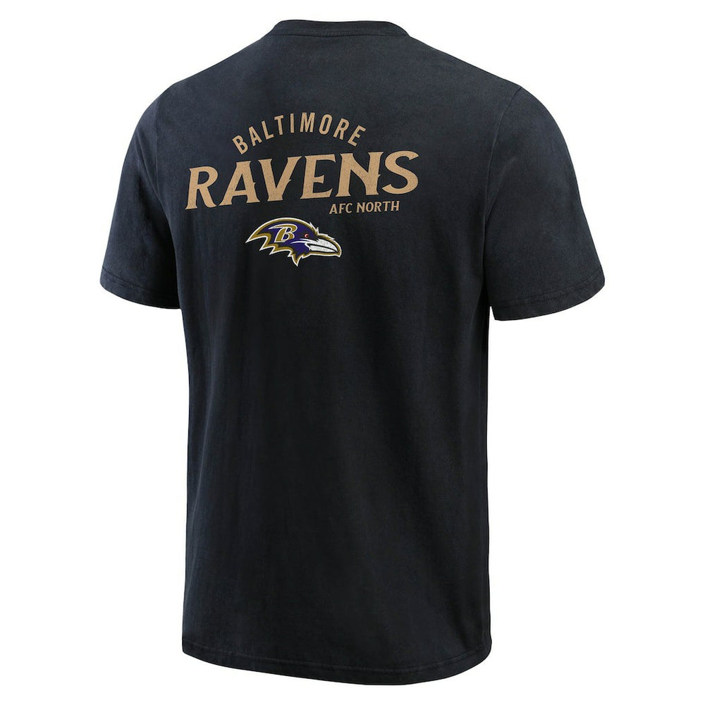 Darius Rucker Collection Washed Henley T-Shirt - Baltimore Ravens