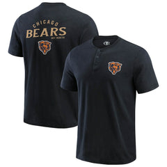 Darius Rucker Collection Washed Henley T-Shirt - Chicago Bears