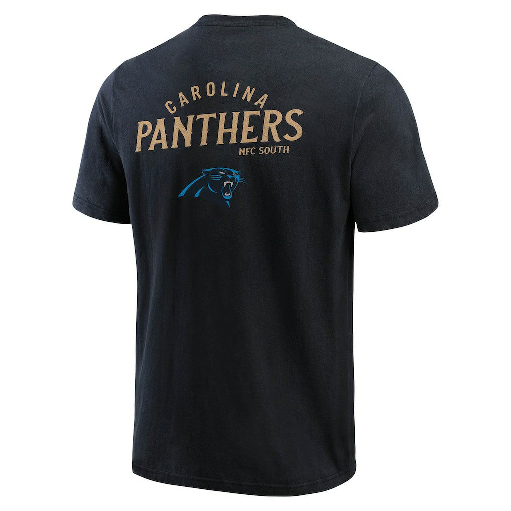 Darius Rucker Collection Washed Henley T-Shirt - Carolina Panthers
