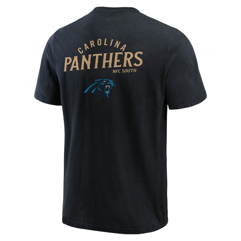 Darius Rucker Collection Washed Henley T-Shirt - Carolina Panthers