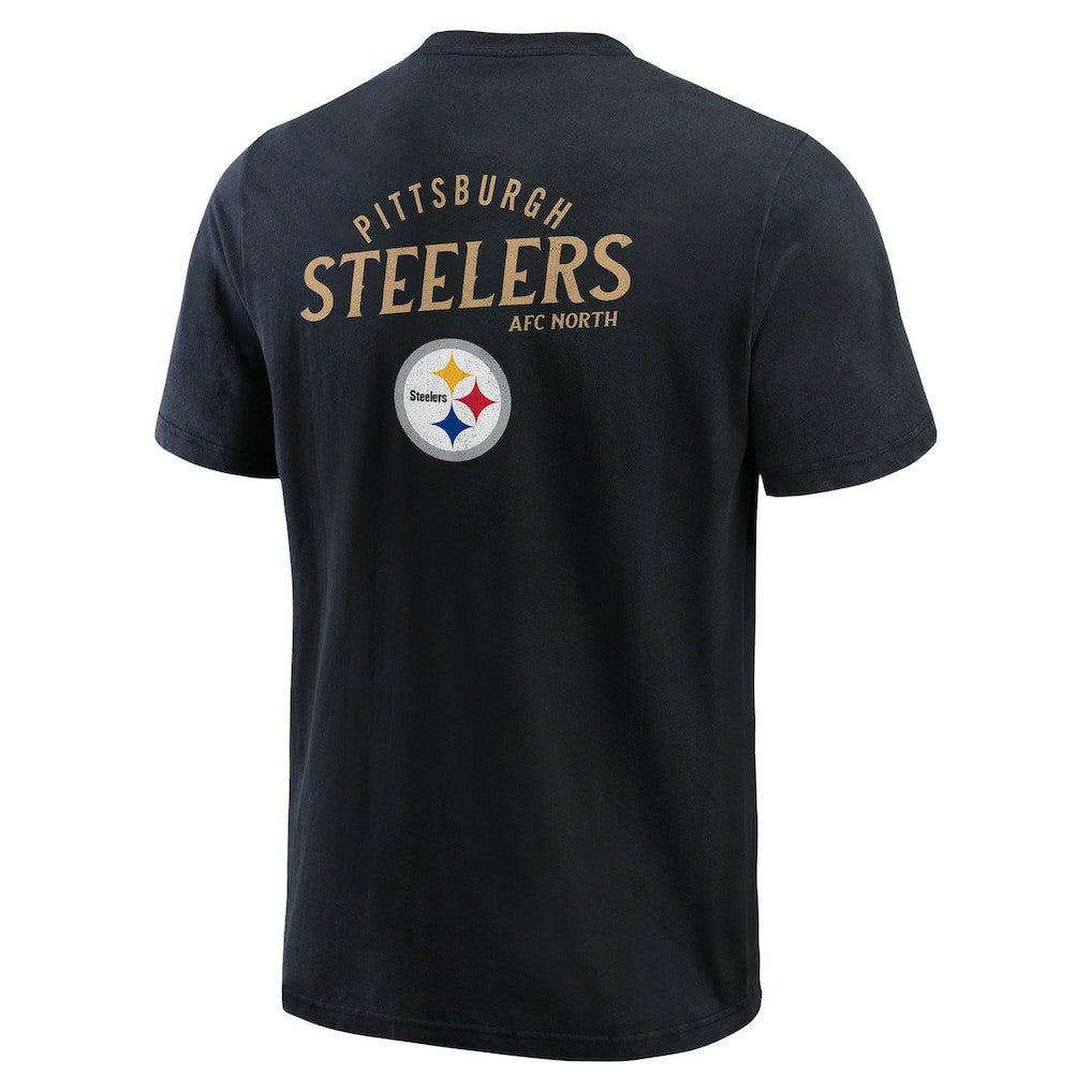 Darius Rucker Collection Washed Henley T-Shirt - Pittsburgh Steelers