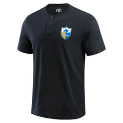 Darius Rucker Collection Washed Henley T-Shirt - Los Angeles Chargers