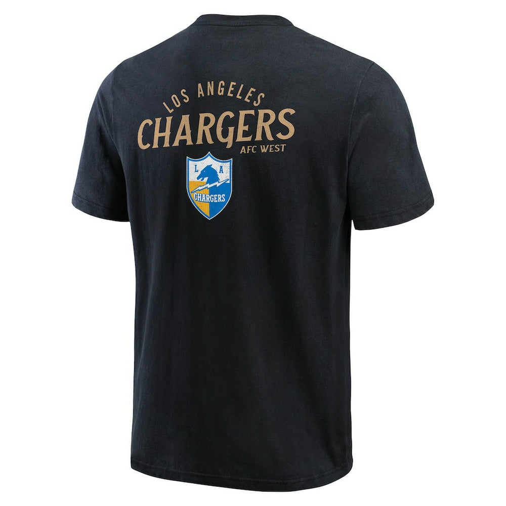 Darius Rucker Collection Washed Henley T-Shirt - Los Angeles Chargers