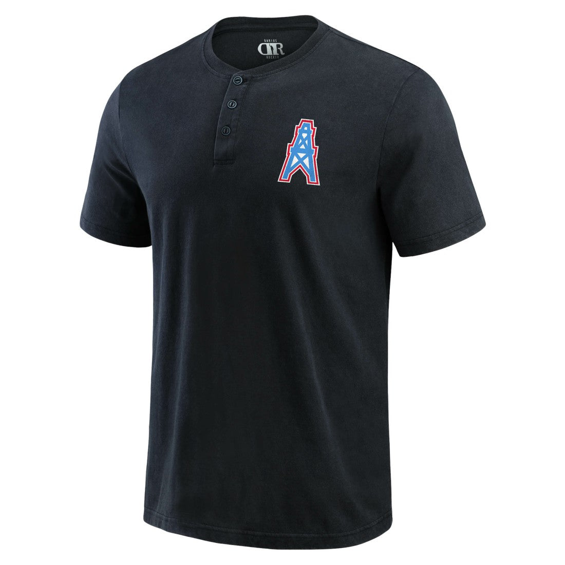 Darius Rucker Collection Washed Henley T-Shirt - Tennessee Titans