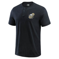 Darius Rucker Collection Washed Henley T-Shirt - New Orleans Saints