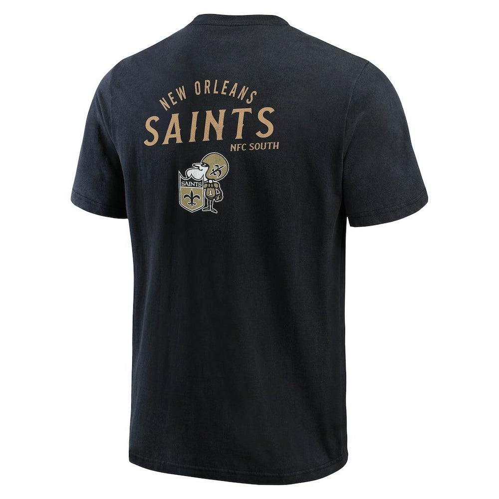 Darius Rucker Collection Washed Henley T-Shirt - New Orleans Saints