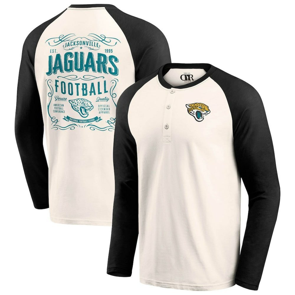 Darius Rucker Collection Raglan Henley T-Shirt - Jacksonville Jaguars