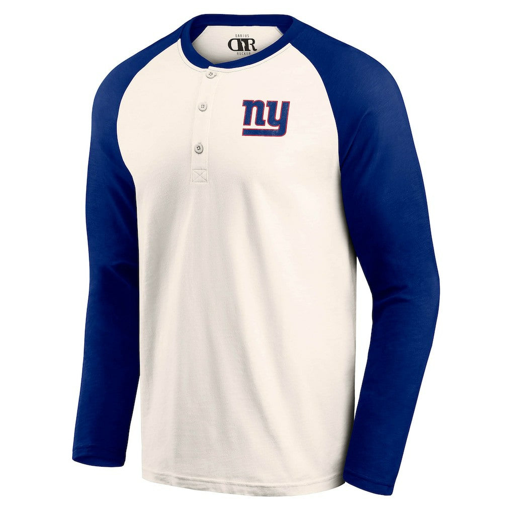 Darius Rucker Collection Raglan Henley T-Shirt - New York Giants