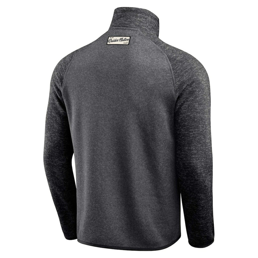 Darius Rucker Collection Tonal Quarter-Zip Jacket - Las Vegas Raiders