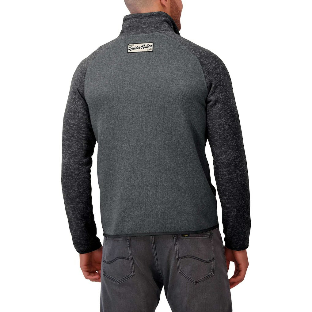 Darius Rucker Collection Tonal Quarter-Zip Jacket - Las Vegas Raiders
