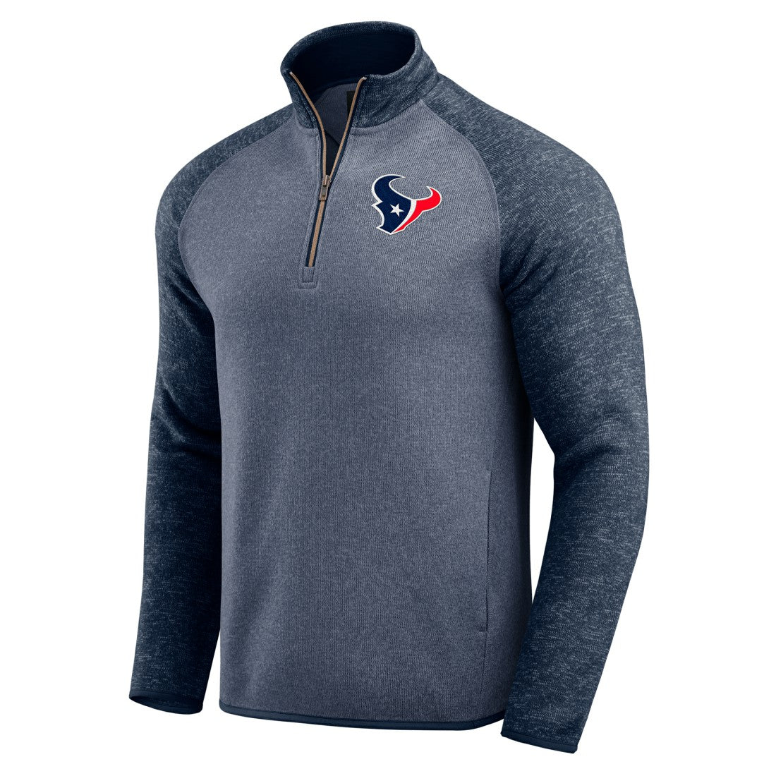 Darius Rucker Collection Tonal Quarter-Zip Jacket - Houston Texans