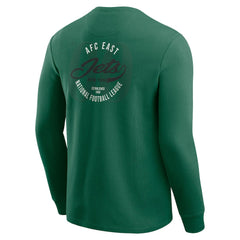 Darius Rucker Collection Washed Waffle-Knit Long Sleeve T-Shirt - New York Jets