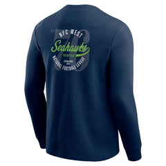 Darius Rucker Collection Washed Waffle-Knit Long Sleeve T-Shirt - Seattle Seahawks