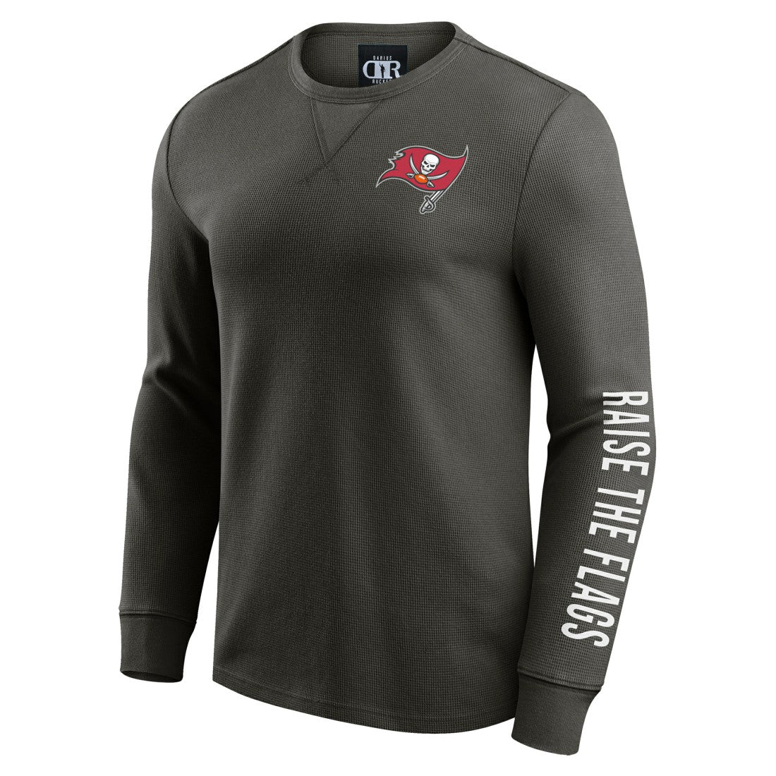 Darius Rucker Collection Washed Waffle-Knit Long Sleeve T-Shirt - Tampa Bay Buccaneers