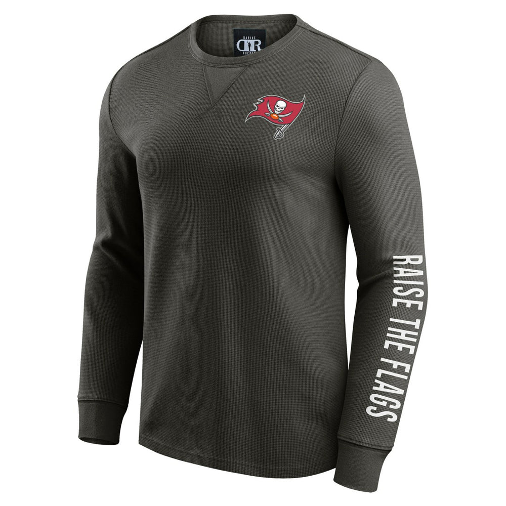 Darius Rucker Collection Washed Waffle-Knit Long Sleeve T-Shirt - Tampa Bay Buccaneers
