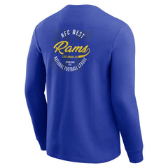 Darius Rucker Collection Washed Waffle-Knit Long Sleeve T-Shirt - Los Angeles Rams