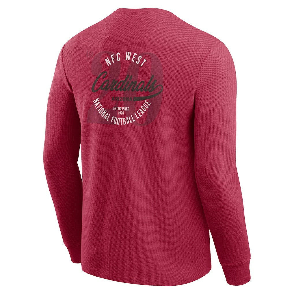 Darius Rucker Collection Washed Waffle-Knit Long Sleeve T-Shirt - Arizona Cardinals