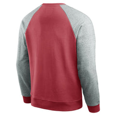 Darius Rucker Collection Throwback Color Block Raglan Pullover Sweatshirt - Tampa Bay Buccaneers
