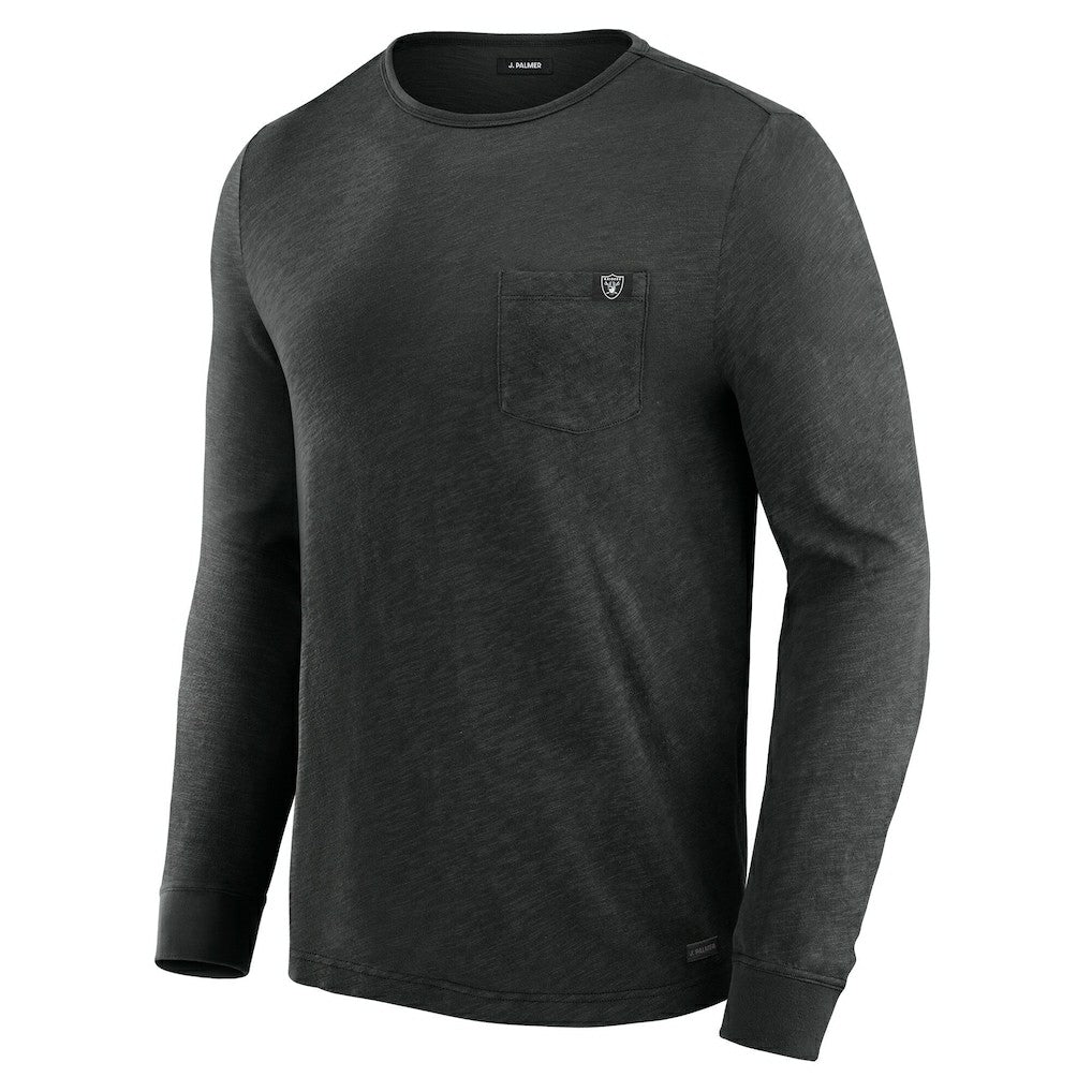 J. Palmer In-The-Pocket Long Sleeve T-Shirt - Las Vegas Raiders