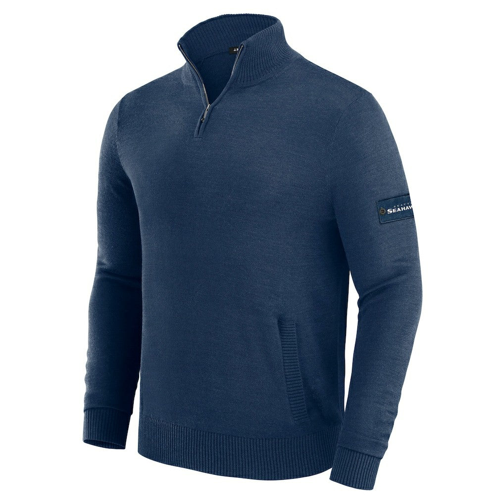 J. Palmer Franchise Quarter-Zip Sweater - Seattle Seahawks