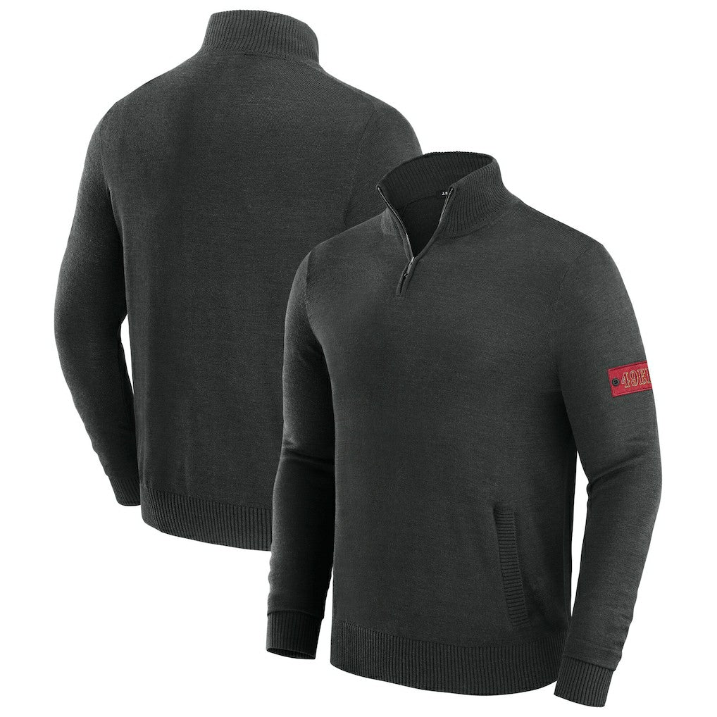 J. Palmer Franchise Quarter-Zip Sweater - San Francisco 49ers