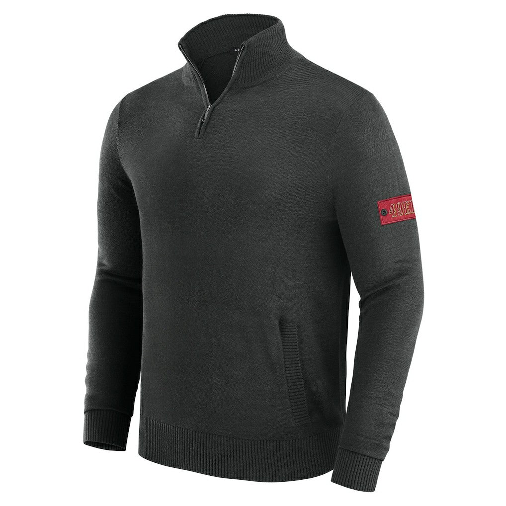 J. Palmer Franchise Quarter-Zip Sweater - San Francisco 49ers