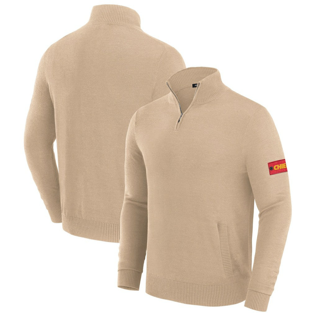 J. Palmer Franchise Quarter-Zip Sweater - Kansas City Chiefs