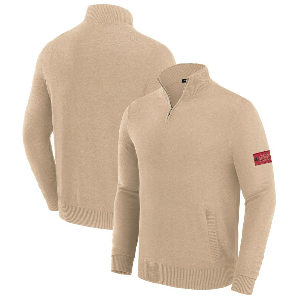 J. Palmer Franchise Quarter-Zip Sweater - San Francisco 49ers