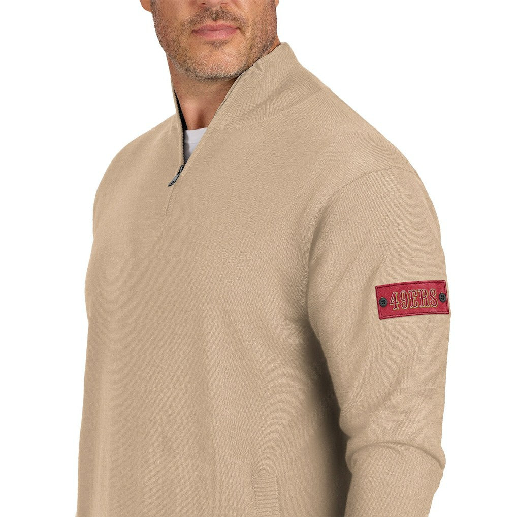 J. Palmer Franchise Quarter-Zip Sweater - San Francisco 49ers